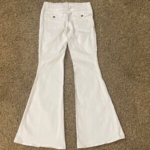 Joie Flare White Denim Jeans 4